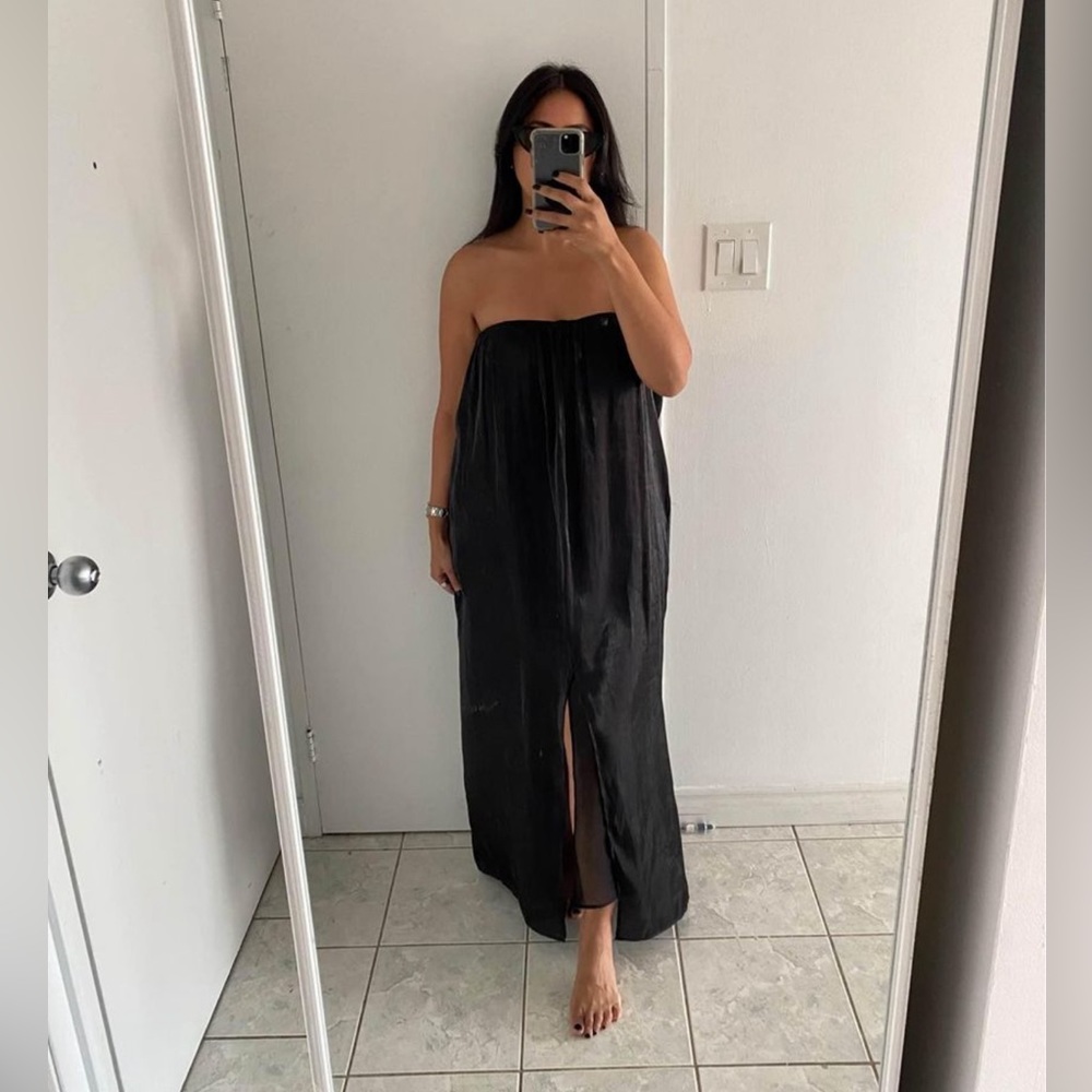 🛍️NEW BEAUTIFUL ZARA LIMITED EDITION SATIN EFFECT DRESS